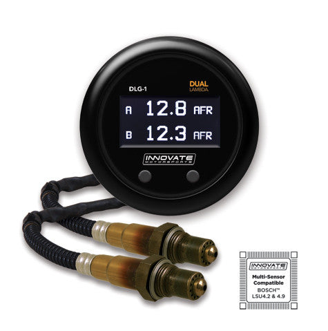 INNOVATE DLG-1: Dual Lambda (Air/Fuel Ratio) Gauge