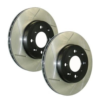 Stoptech Direct Replacement Rotors, Front Pair Slotted, 30mm - Nissan 300ZX 90-96 Twin Turbo TT, 91-96 Non-Turbo NA Z32 126.42050S